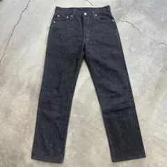 極美品★先染めブラックデニム★USA製★90s★Levi's★501★W30★黒