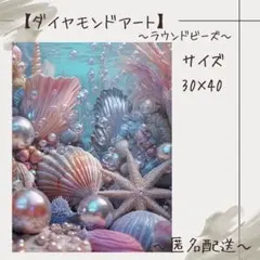ダイヤモンドアート ビーズアート ラウンドビーズ 30×40 果物
