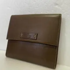 GUCCI グッチ レザー 二つ折り財布 ブラウン ヴィンテージ 長財布