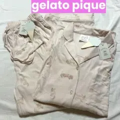 新品gelato pique ルームウェア上下猫柄