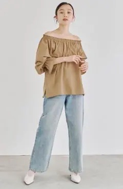 2WAYキャンディースリーブブラウス