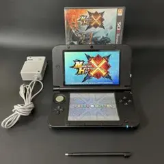 【動作確認済】ニンテンドー3DS LL ブルー モンハンX セット