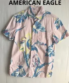 AMERICAN EAGLE フローラルアロハシャツ