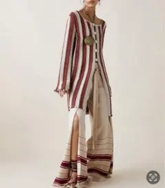 ZARA ロングニットカーディガン