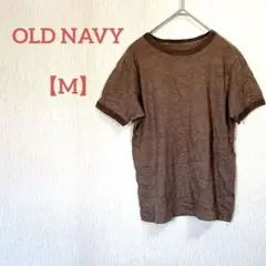 ✨️美品✨️OLD NAVY 【M】ブラウン 半袖 Tシャツ シンプル
