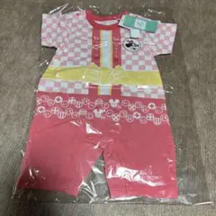 ミニーちゃん半袖ロンパース80