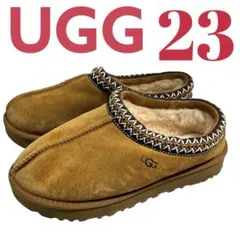 7様アグ　UGG タスマンスリッパ　23cm スエード スリッポン キャメル