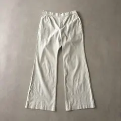 90s Eddie Bauer リネン ストレート パンツ スラックス ワイド - メルカリ