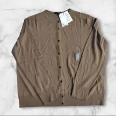 ユニクロ エクストラファインメリノウール クルーネックカーディガン 3XL