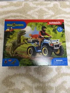 お値下げ＊新品＊schleich ベロキラプトルとクワッドバイク 41466