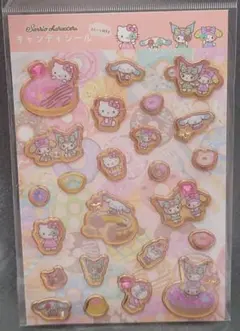 国内正規品 サンリオ キャンディシール ストーン付き ドーナツデザイン