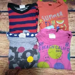 80cm ブランドいろいろ　夏服　半袖Tシャツ4枚セット