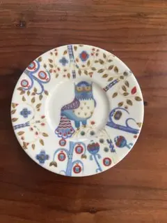 【美品】イッタラ タイカ ソーサー15cmフクロウ ホワイトiittala