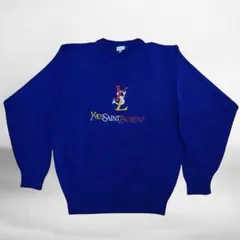 Yves Saint Laurent ブルー ニットセーター XL(LL)のサムネイル