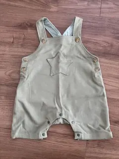 petit main♡グリーンロンパース　７０cm