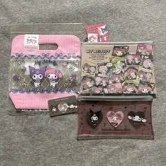 マイメロディ　クロミ　フラットポーチ　小物ポーチ