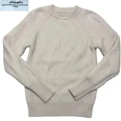 美品 VISVIM CREW AMPLUS KNIT 3 IVORY フランス製のサムネイル