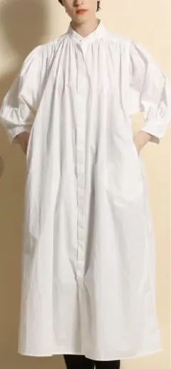 ニコアンド　高密スタンドワンピース