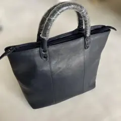 未使用　トートバッグ 髭バッグ 濃紺