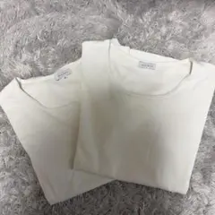 THE SUIT COMPANY 半袖白Tシャツ 36 2枚セットのサムネイル