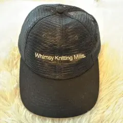 Whimsy Knitting Mills メッシュキャップ ブラックのサムネイル