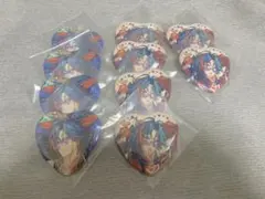 ハート缶バッチ