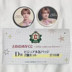 EBiDANくじ 山中柔太朗 缶バッジ 2個セット