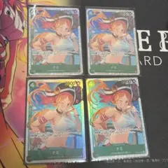ワンピース カードゲーム ナミ SR 4枚セット