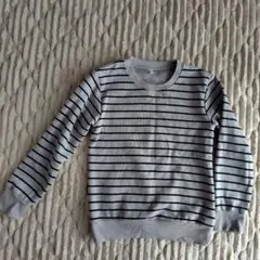 西松屋★裏起毛ボーダートレーナー　スウェット　　　130