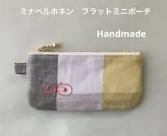 ◆ハンドメイド◆ ミナペルホネン　フラットミニポーチ　カードケース　両面　2羽