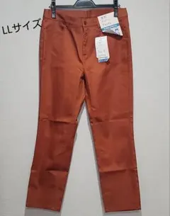 オレンジ カジュアルパンツ