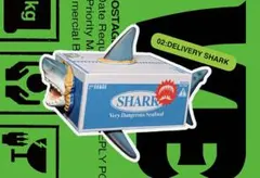新品未使用　パンダの穴　デリバリーズー　02.DELIVERY SHARK サメ