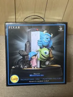 ピクサーHappyくじ ラストワン賞 モンスターズ・インク ポスターフィギュア