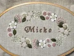 アンちゃん様専用：２枚目の楕円お花リース生地