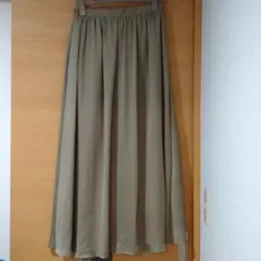 GUイージーエアリーマキシスカート、ロングスカート、XL