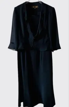 東京イギン　ブラックフォーマル　ワンピース　９ＡＲ　7部袖　春夏　礼服　日本製
