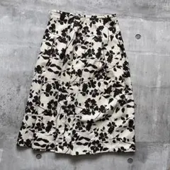 vintage 90s 00s CORDIER 花柄フレアスカート クラシカルのサムネイル