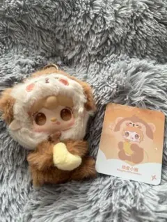Yooki V10 抱抱美食店 ぬいぐるみキーホルダー サル