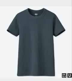 クルーネックT（半袖）　08 DARK GRAY サイズLのサムネイル