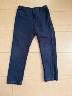 ユニクロ　レギンスパンツ　サイズ100 ネイビー　10分丈　長ズボン