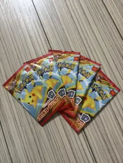 ポケモンカード　マクドナルド　ハッピーセット　プロモカードパック　5パックセット