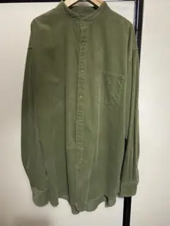 ザノースフェイスパープルレーベル　コーデュロイバンドカラーシャツ