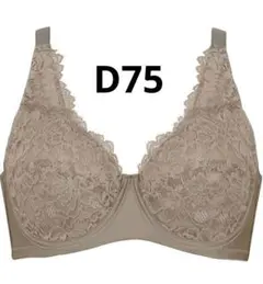 【ワコール】Wing 肌あたりがやさしい フルカップブラ D75のサムネイル