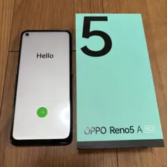 OPPO Reno5 A 本体 カメラレンズ部分破損 ケース付属 - メルカリ