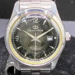 超メルカリ市価格 稼働品 ORIENT STAR 自動巻き 黒文字盤 ボーイズ 