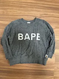 未使用　A BATHING APE エイプ　キッズ　裏起毛　トレーナー　140 2025年最新】A BATHING APE 子供用トレーナーの人気アイテム