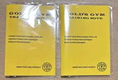 ゴールドジム　GOLD'S GYM TRAINING NOTE 2冊セット