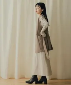 センスオブプレイスアーバンリサーチ　 ベルトツキノーカラージレ　ベスト