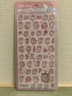 ボンボンドロップシール ミニ ハローキティ ピンク