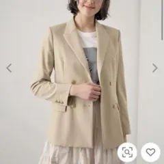美品 ANAYI オックスストレッチダブルジャケット 5.7万